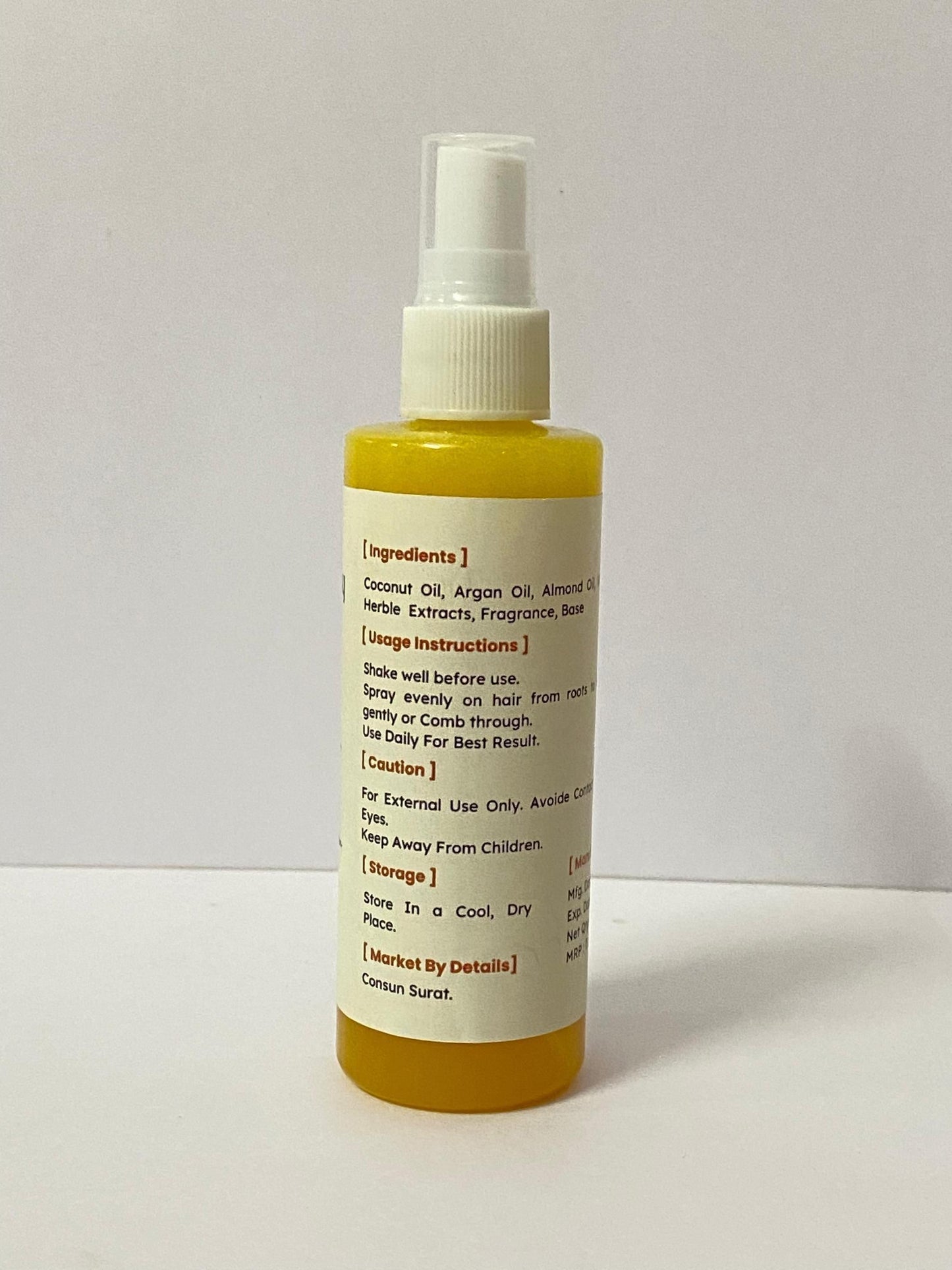 Hair Oil Spray for Dry & Fizzy Hair 100ml Each (Pack of 2)